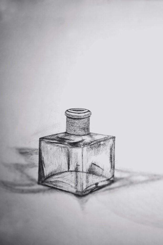 Sketch_Hard Glass Bottle