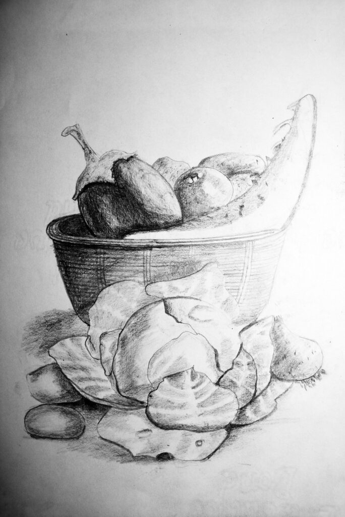 Sketch_Vegetable Basket